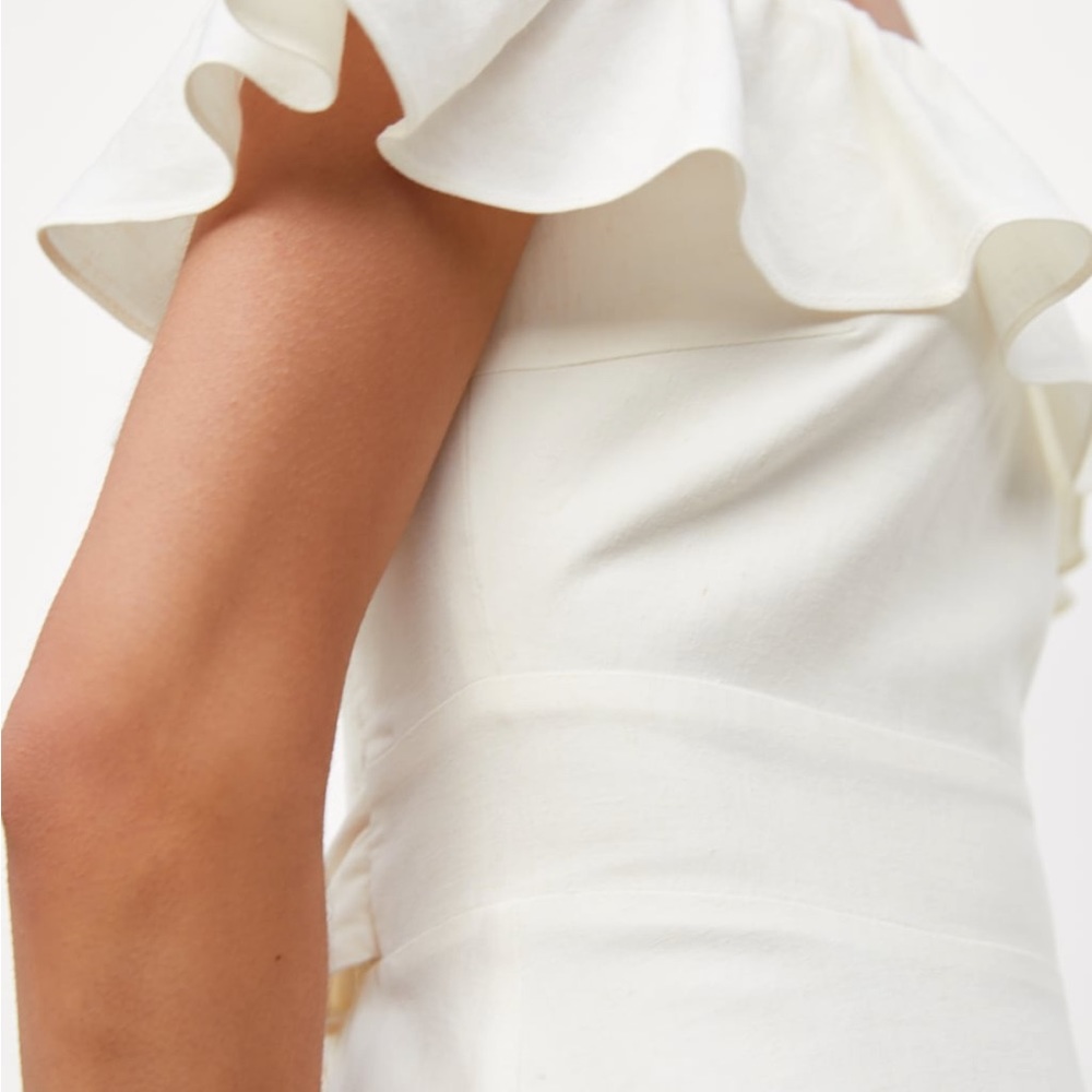 Linen blend dress - Picture 6 of 9